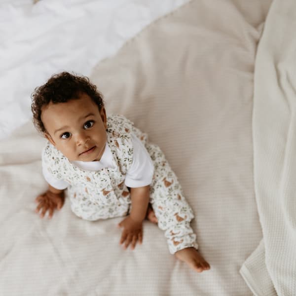 Sovsäck med ben S (1-2 år) Grå