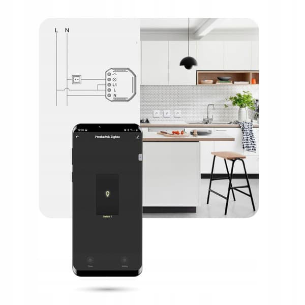 Zigbee Tuya spændingsfri ovncontroller