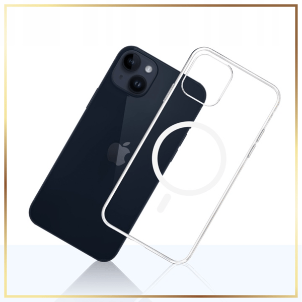 3mk Clear MagCase til MagSafe, til iPhone 13 Pro Max, klar og hvid