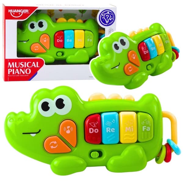 Krokodil interaktivt piano