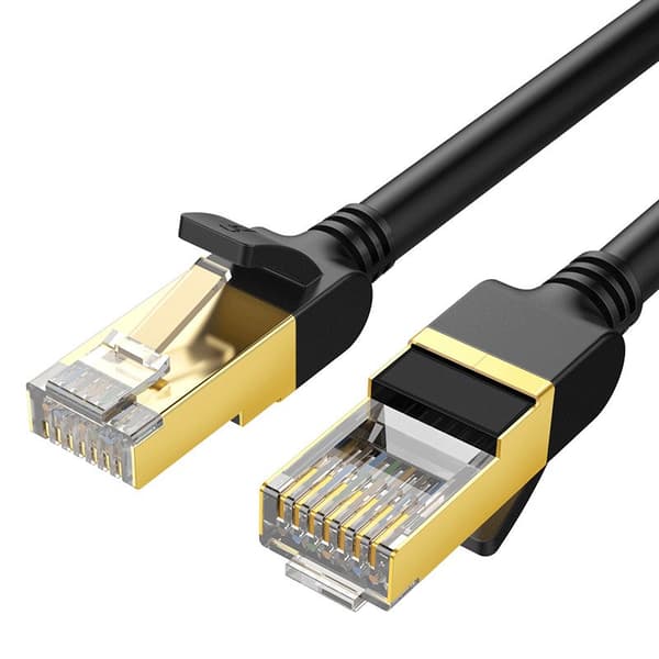 LAN patchkabel RJ45 Cat 7 STP 10Gbps 2m sort