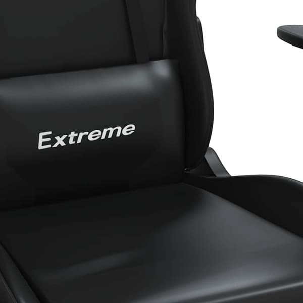 vidaXL Gamingstol, svart, konstläder