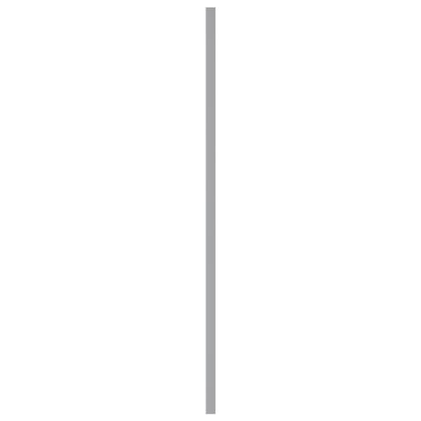 vidaXL skabsgreb 20 stk. sølv 480 mm rustfrit stål