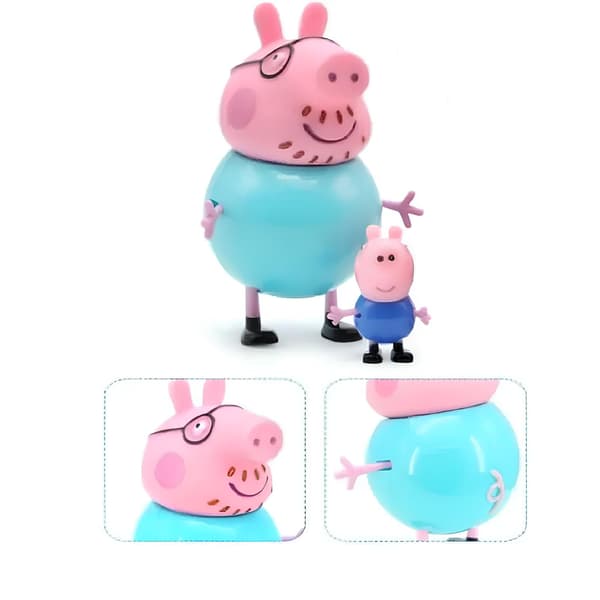 Set med 4 Peppa-figurer