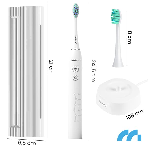 MalTec Toothie X1 WH Sonic -hammasharja