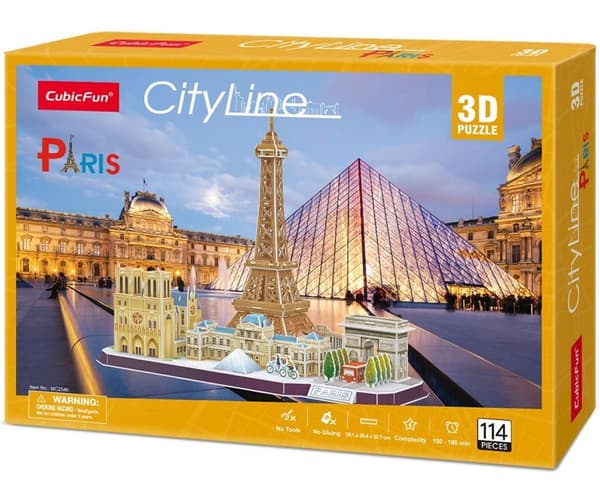 Cityline Paris 3D-pussel
