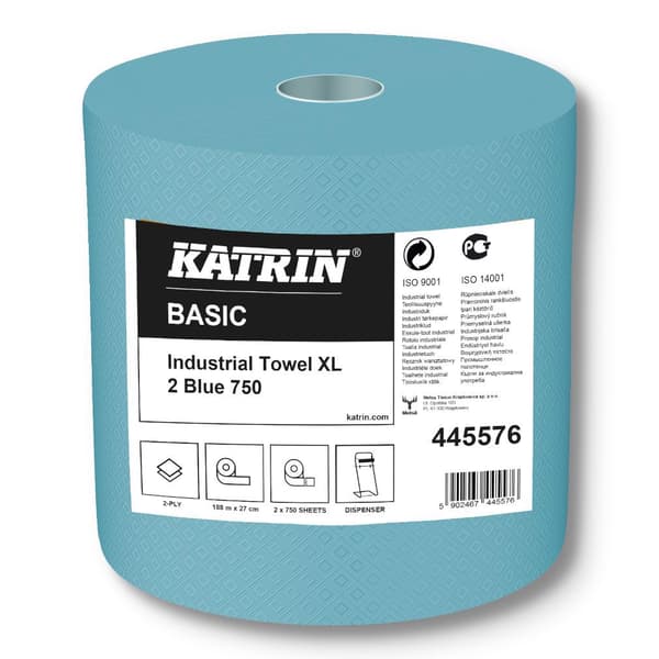 Katrin Basic Industrihåndklæde XL 2 Blå 2 stk.