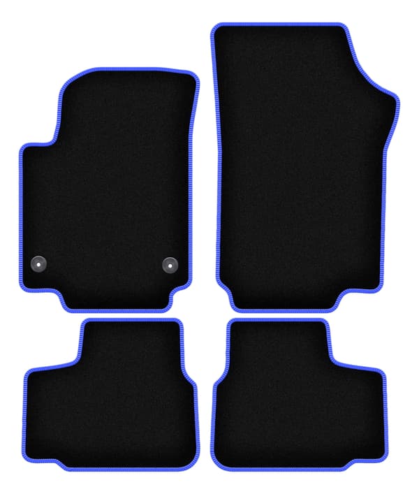 CARLUX-BLÅ bilmåtter til: Seat Mii hatchback (2011-)
