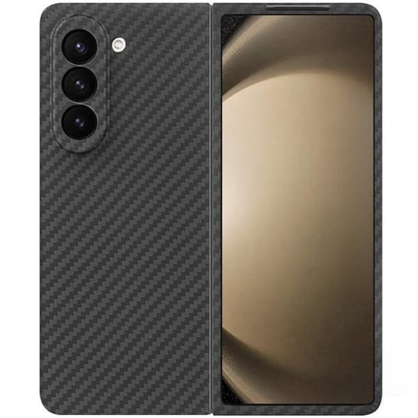 Etui til Samsung Galaxy Z Fold6 5G, Aramidfibercover, Sort