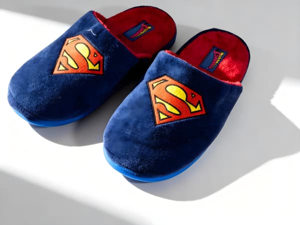 SUPERMAN hjemmesko gavesæt