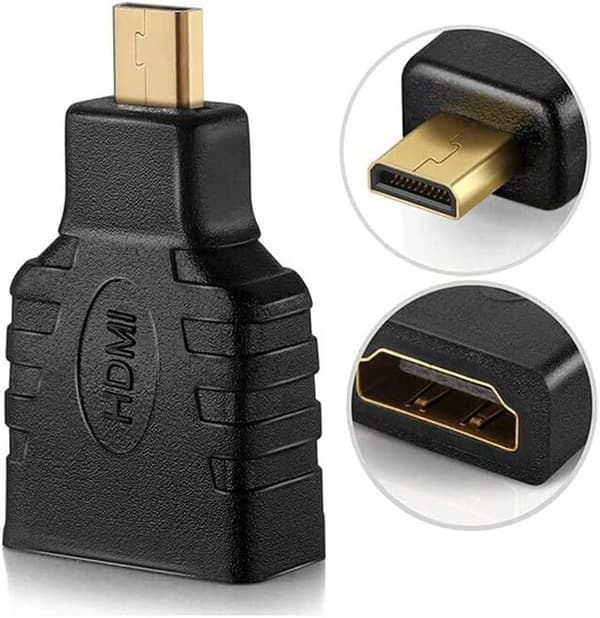 Logilink Micro HDMI - HDMI -sovitin, 4K/30Hz Ultra HD UHD HDMI -sovitin