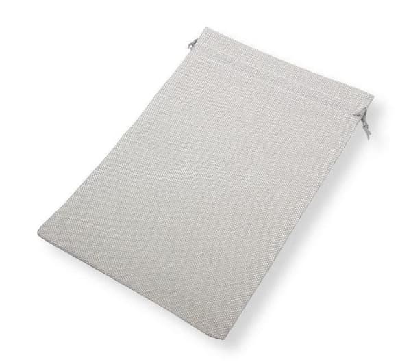 Harmaa juuttisäkki 30x20cm