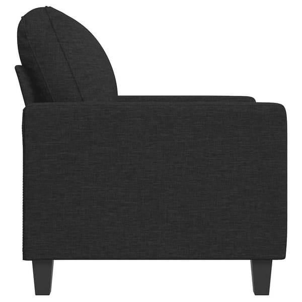 vidaXL lænestol, sort, 60 cm, stofbetræk