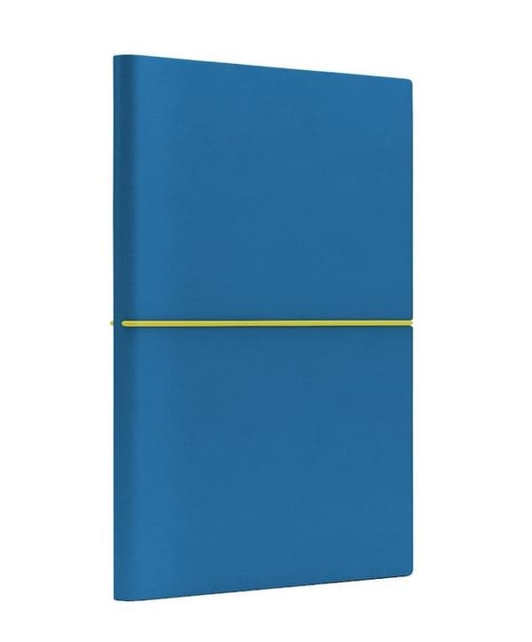 A5 Fun M notesbog linjeret blå/citron