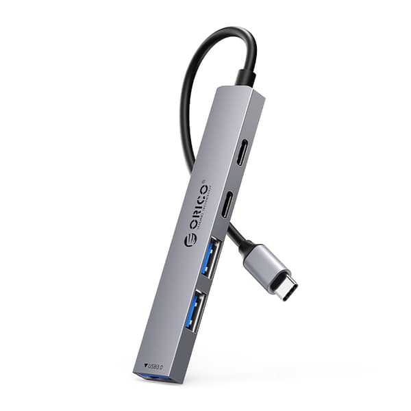 Hub YSB4-U2 USB-C - USB-A USB-C -telakointiasema - harmaa