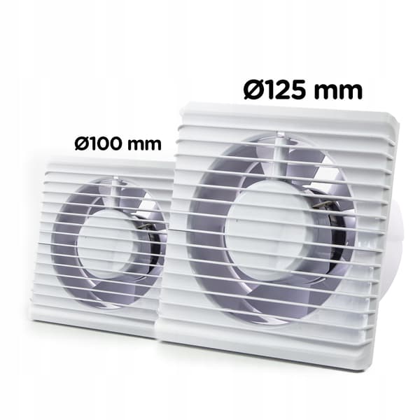 Planet 125 Standard badeværelsesventilator, meget stille