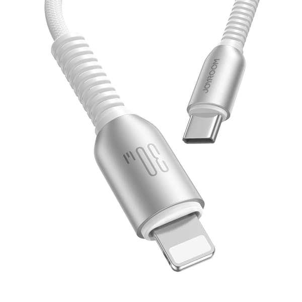 Cutting-Edge Series 30W USB-C - iPhone Lightning -kaapeli 1.2m - Harmaa