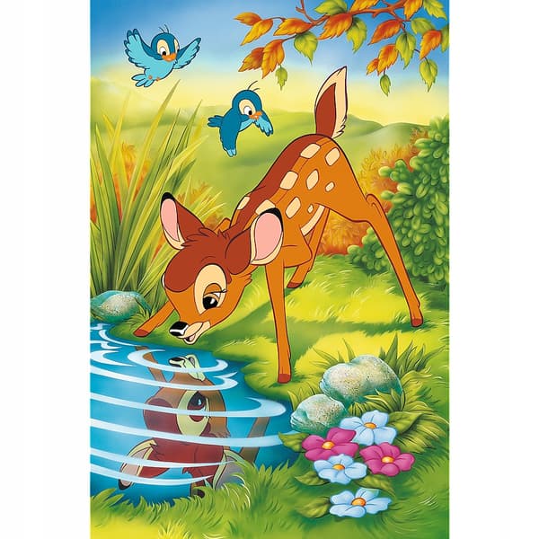 Trefl 600-битный пазл 40-летний юбилей Bambi FSC смешанный материал