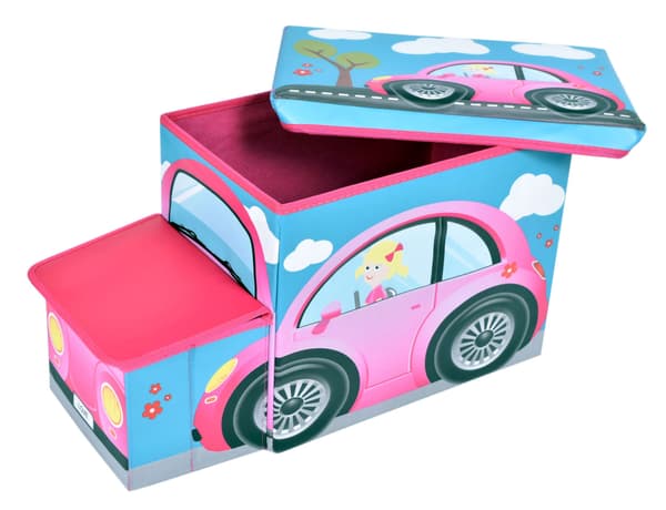 Lelulaatikko Vaaleanpunainen auto