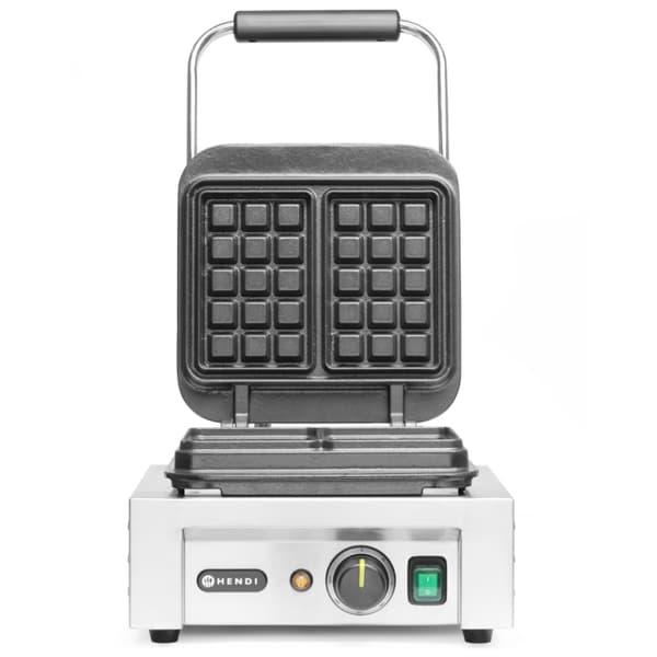 Professionell våffeljärn, stort galler, 2 brysselvåfflor, 2200W