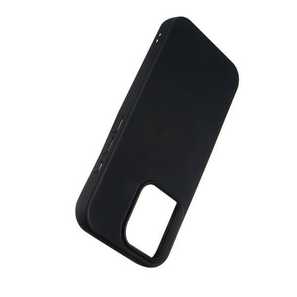 Beline-silikonikuori iPhone 16 Prolle, musta