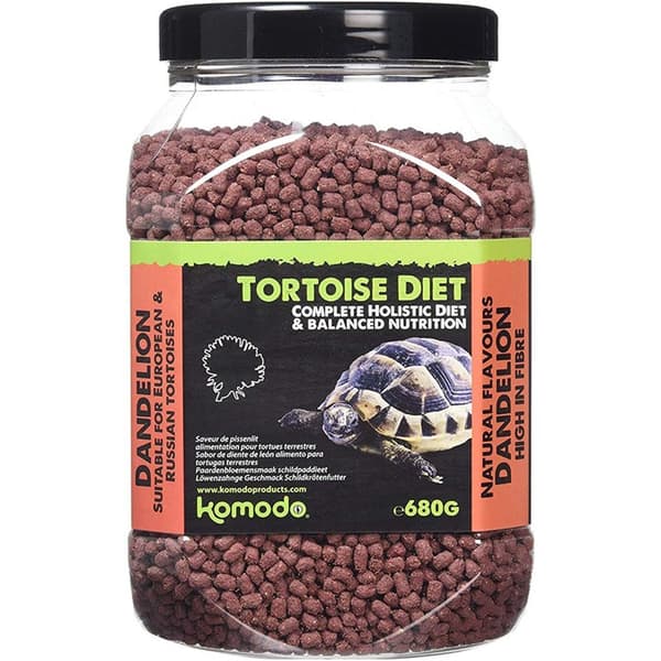 Komodo Tortoise Diet Mælkebøtte 680g - foder til skildpadder
