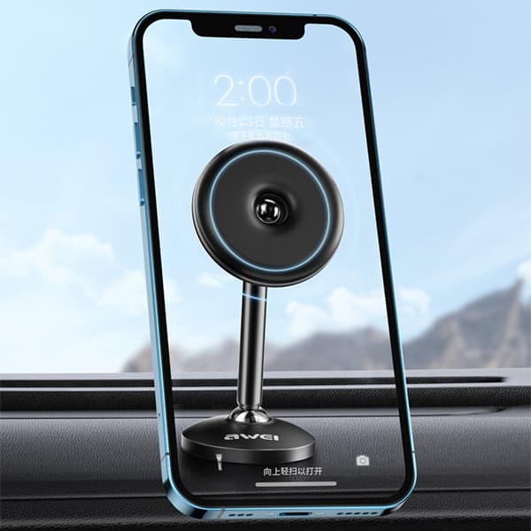 AWEI X22 magneettinen autonpidike ohjaamoon, musta