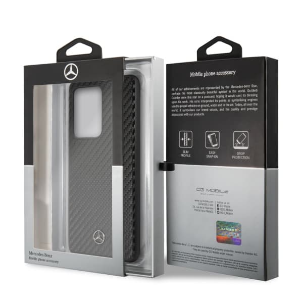 Mercedes Dynamic Line-cover til Galaxy S20 Ultra, sort