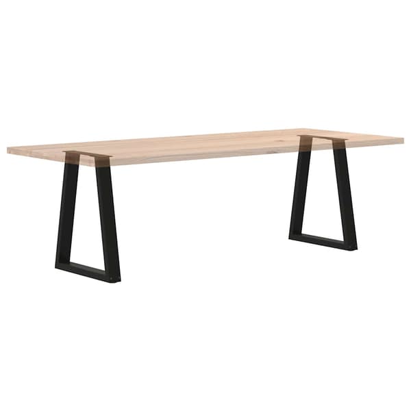 vidaXL sofabordsben, 2 stk., sort, 60x(72-73) cm, stål