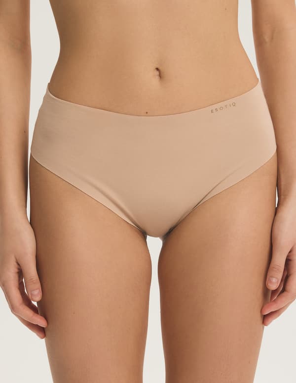 PERSILIA Esotiq högmidjade trosor 2-pack | Beige M