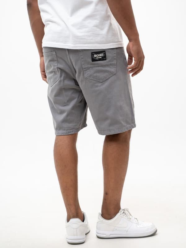 Herr Grå MyStars Washing Basic Jeansshorts 29