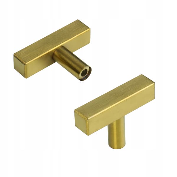 KLASSISK MØBELGREB I BØRSTET GULD 50 mm