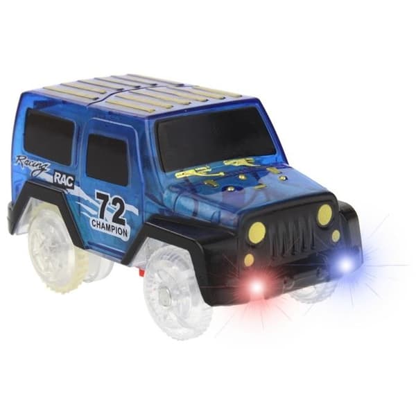 Bil Auto Fordon Extra bil för Magic Track lyser upp och kör - Blå