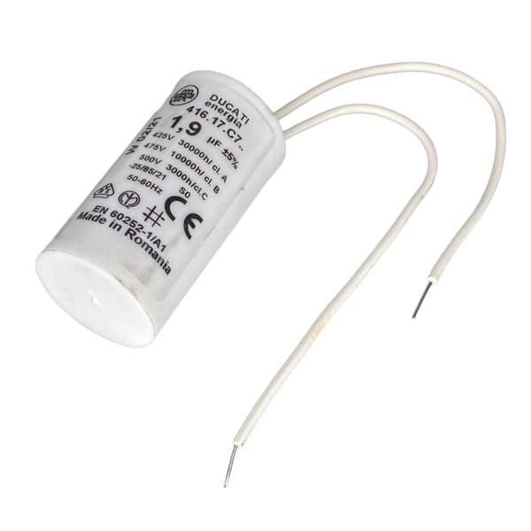 Motorkondensator 1,9µF 475V meget lille