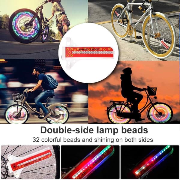 Cykelhjulslygte Egerlygte LED 2 stk.