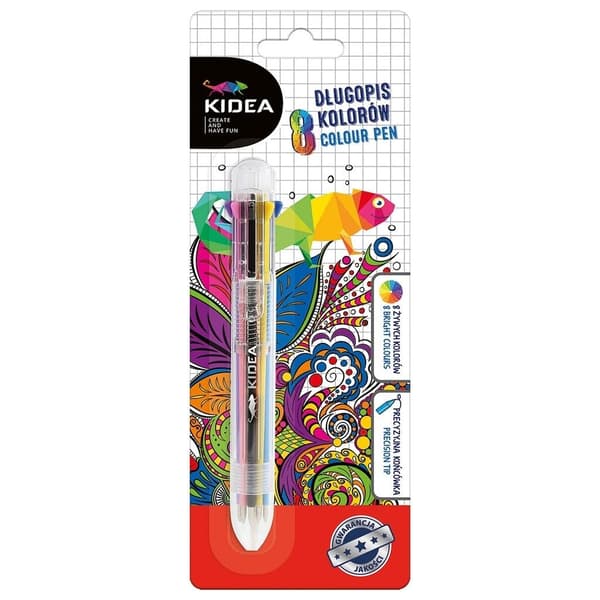 KIDEA 8-farvet pen