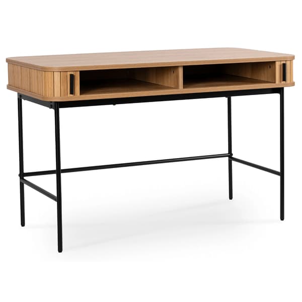 Trish udtrækbart skrivbord 120 cm mørkegrå moderne loft