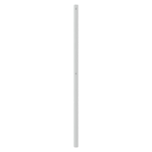 vidaXL metalsengegavl hvid 193 cm