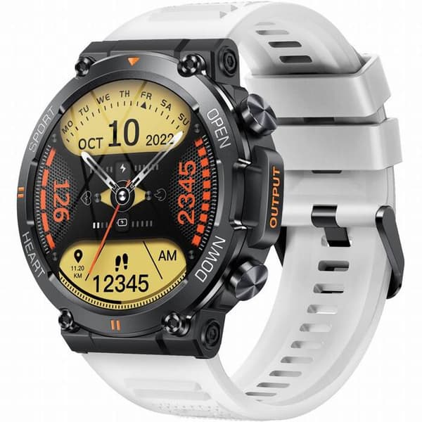 Herrsmartklocka GRAVITY GT7-6 PRO - samtalsfunktion, pulsoximeter (sg018f)