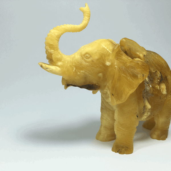 Elefant - Baltisk rav smykker