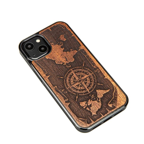 Träskal till iPhone 13 WIND ROSE MERBAU