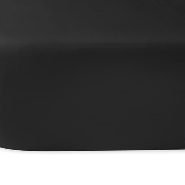 Bomuldslagner 200x220 satin, 100% bomuld, sort