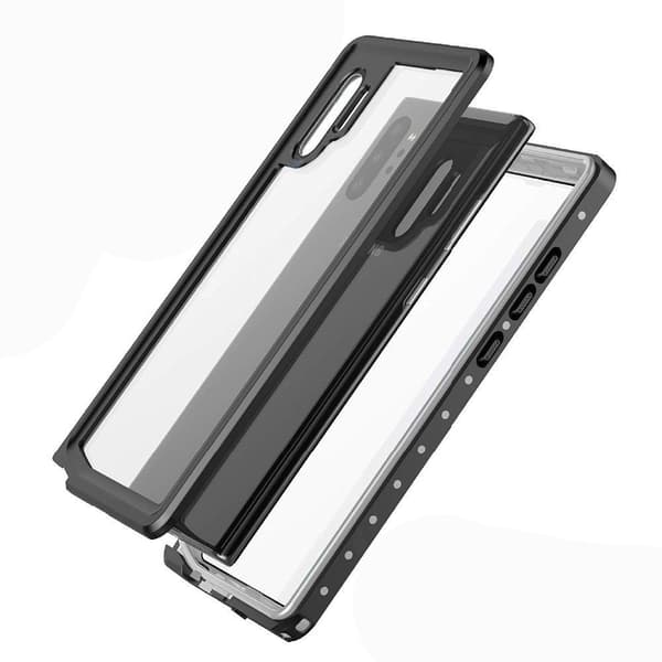 IP68 Vandtæt Etui til Samsung Galaxy Note 10+ Plus, Redpepper, Sort