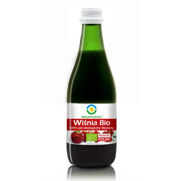 Körsbärsjuice 100 % pressad ekologisk 300 ml