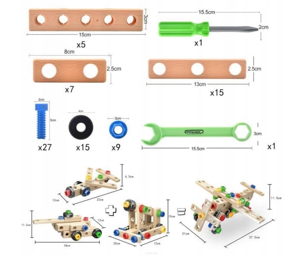 80-DELARS SET + VERKTYG 6569