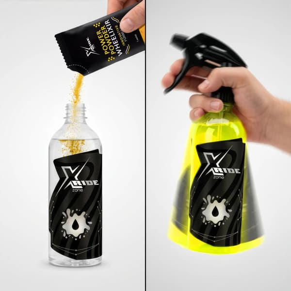 500 ml XZONE SHAKER ATOMIZER-FLASKA FÖR DETAILJERING JUSTERBAR SPRAY