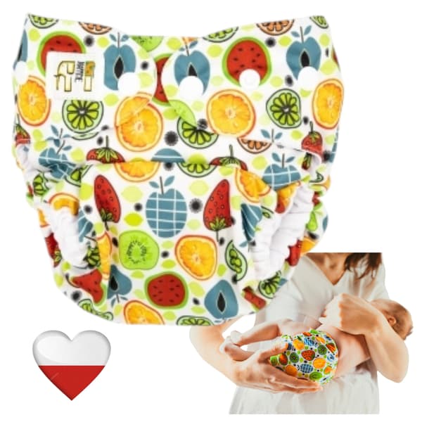 NappiMe Mini Coolmax Fruit Mix Pocket Vaskbare Bleer