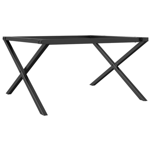 vidaXL X-formade soffbordsben 80x70x43 cm