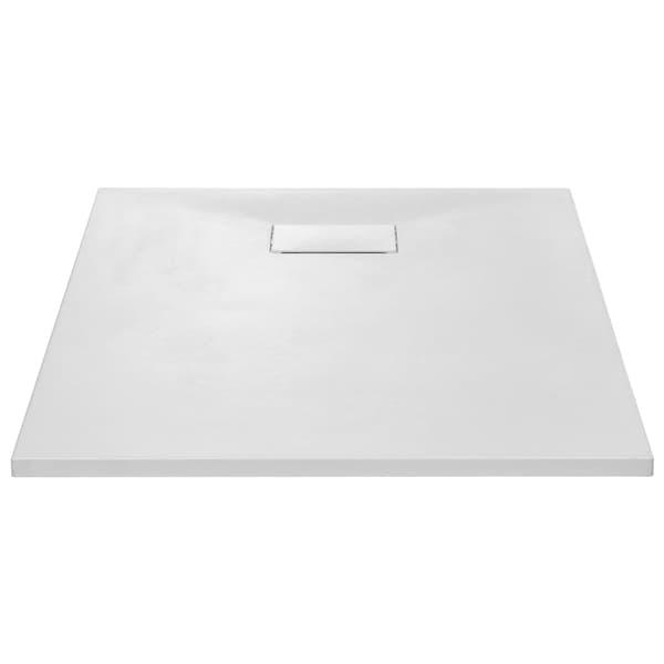 vidaXL Duschkar, SMC, Vit, 100 x 80 cm