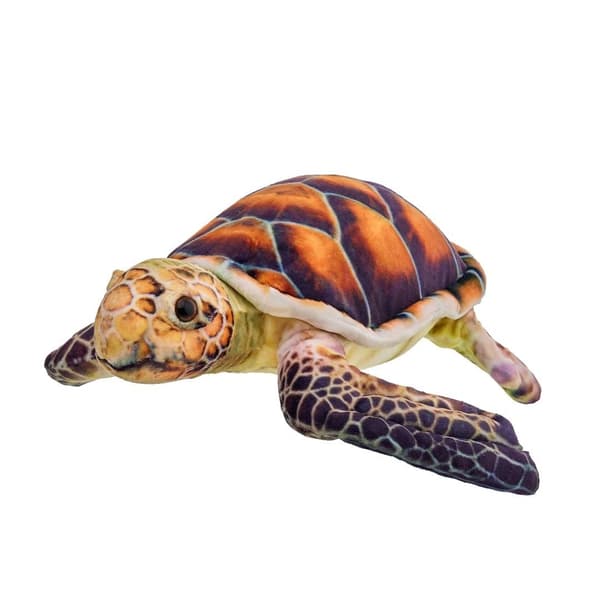 Brun skildpadde 28 cm